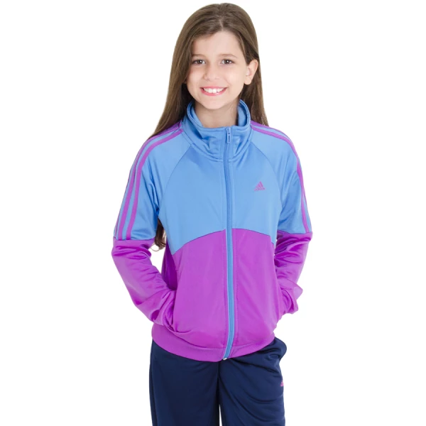 AGASALHO ADIDAS YG S PES TS CH INFANTIL - Azul/pink