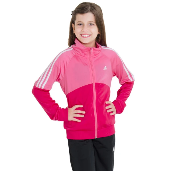 AGASALHO ADIDAS YG S PES TS CH INFANTIL - Pink/preto