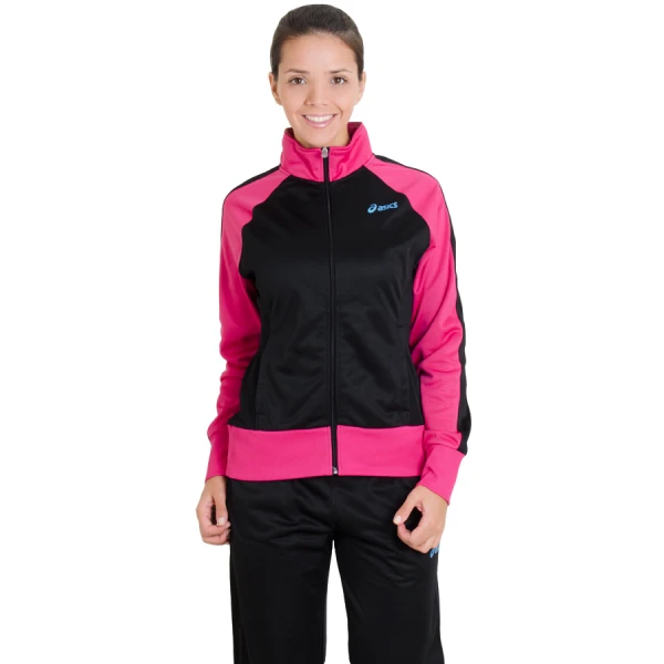 AGASALHO ASICS KNIT WARM UP FEMININO - Preto/pink