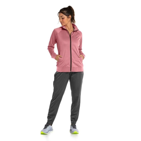 AGASALHO DE TREINO MIZUNO BASIC ROOT FEMININO - Pink/grafite