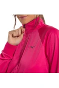 AGASALHO DE TREINO MIZUNO BASIC ROOT FEMININO - Rosa/grafite