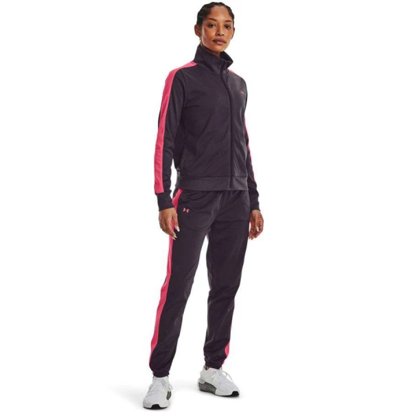 AGASALHO UNDER ARMOUR TRICOT TRACK FEWMININO - Roxo/pink