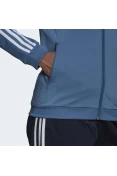 AGASALHO ESSENTIALS 3-STRIPES ADIDAS FEMININO - Azul/marinho