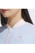 AGASALHO ESSENTIALS 3-STRIPES ADIDAS FEMININO - Azul/rosa