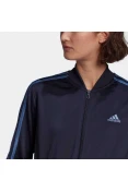 AGASALHO ESSENTIALS 3-STRIPES ADIDAS FEMININO - Marinho/azul