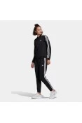 AGASALHO ESSENTIALS 3-STRIPES ADIDAS FEMININO - Preto/branco