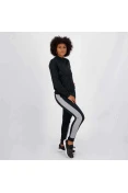 AGASALHO FILA BLOCK COLORS II FEMININO - Preto/cinza