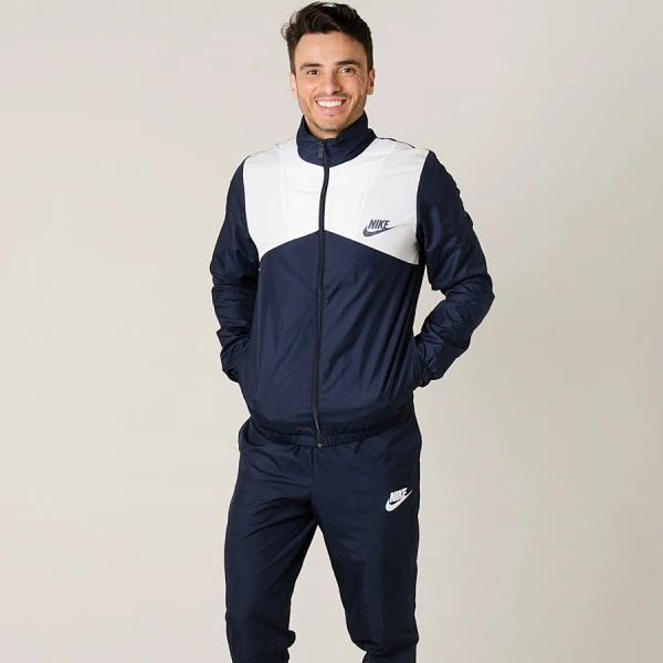 AGASALHO HALF TIME WOVEN NIKE MASCULINO - Marinho/branco AGASALHO HALF TIME WOVEN NIKE MASCULINO - Marinho/branco