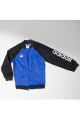 AGASALHO INFANTIL SHINY DA ADIDAS - Azul/preto