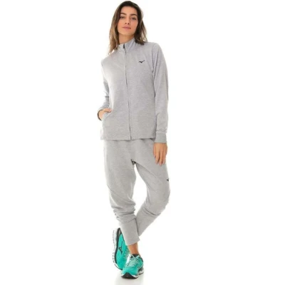 AGASALHO MIZUNO COMFY FEMININO - Cinza