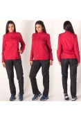 AGASALHO MIZUNO JET FEMININO - Vermelho/preto