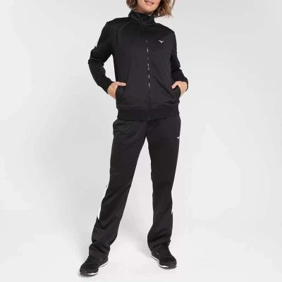 AGASALHO MIZUNO LADY FEMININO - Preto/branco
