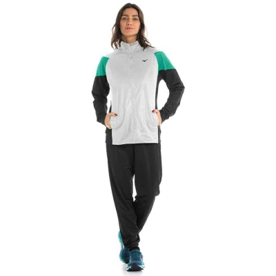 AGASALHO MIZUNO NEW ROOT FEMININO - Preto/branco
