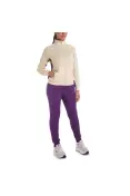 AGASALHO MIZUNO ROOT III FEMININO - Bege/roxo