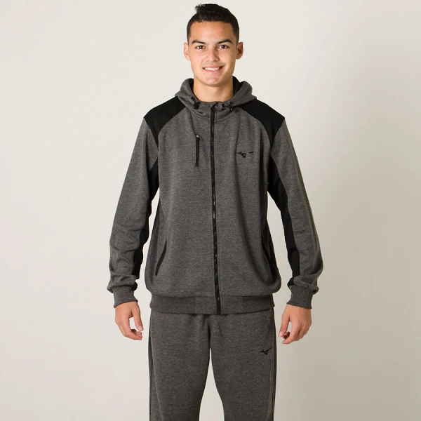 AGASALHO MIZUNO SHIBE MASCULINO - Grafite/preto AGASALHO MIZUNO SHIBE MASCULINO - Grafite/preto