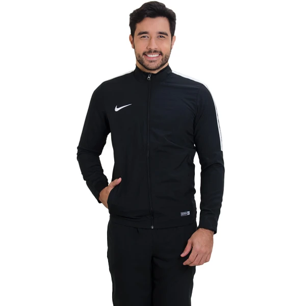 AGASALHO NIKE ACADEMY WOVEN TRACK 2 MASCULINO - Preto/branco AGASALHO NIKE ACADEMY WOVEN TRACK 2 MASCULINO - Preto/branco