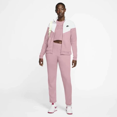 AGASALHO NIKE NSW SUIT FEMININO - Rosa/branco