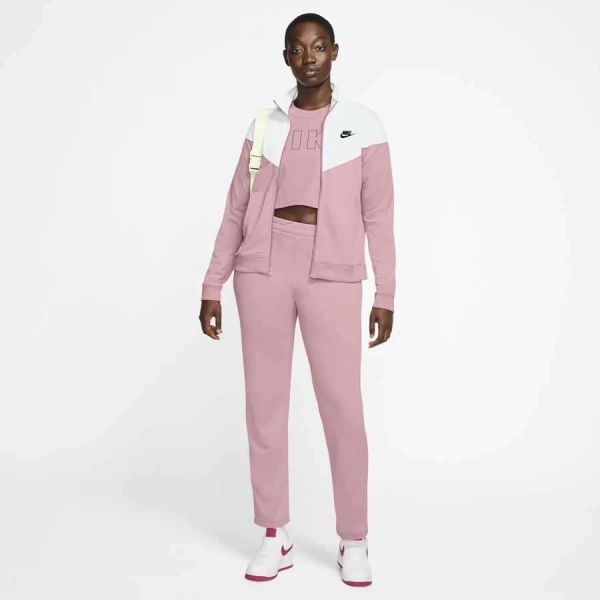 AGASALHO NIKE NSW SUIT FEMININO - Rosa/branco