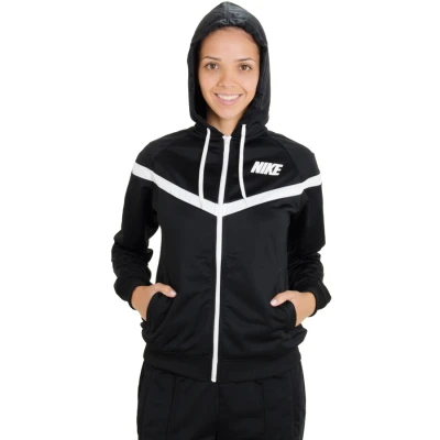 AGASALHO NIKE PURSUITIST WARMUP FEMININO - Preto/branco