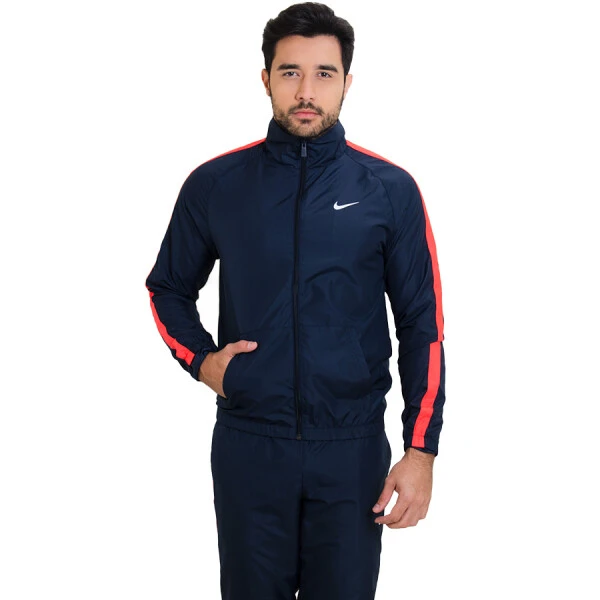 AGASALHO NIKE SEASON WOVEN TRACK SUIT MASCULINO - Marinho/laranja AGASALHO NIKE SEASON WOVEN TRACK SUIT MASCULINO - Marinho/laranja