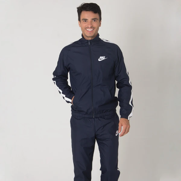 AGASALHO NIKE SPORTSWEAR TRACK SUIT MASCULINO - Marinho/branco AGASALHO NIKE SPORTSWEAR TRACK SUIT MASCULINO - Marinho/branco