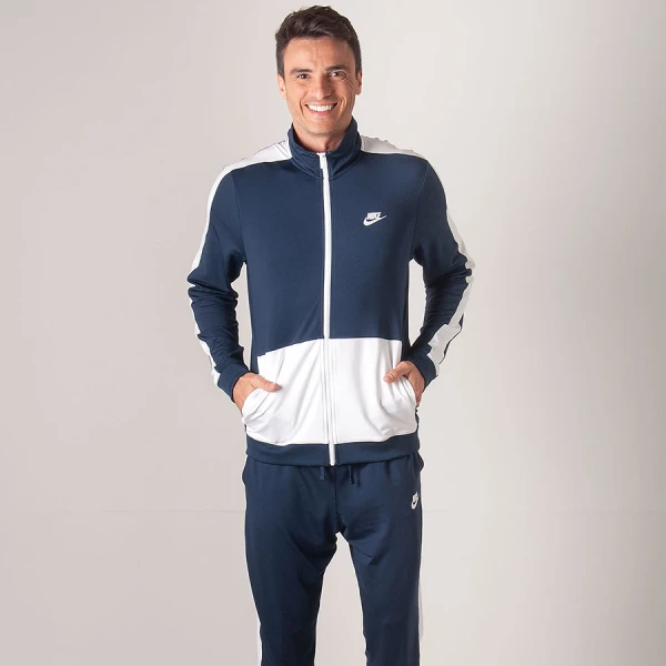 AGASALHO NIKE SPORTSWEAR TRACK SUIT PK MASCULINO - Marinho/branco AGASALHO NIKE SPORTSWEAR TRACK SUIT PK MASCULINO - Marinho/branco