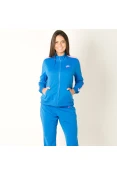AGASALHO NIKE SPORTSWEAR TRAK SUIT FEMININO - Azul/lilas