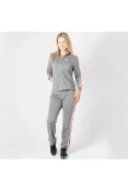 AGASALHO NIKE SPORTSWEAR TRAK SUIT FEMININO - Cinza/salmao