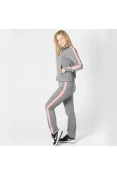 AGASALHO NIKE SPORTSWEAR TRAK SUIT FEMININO - Cinza/salmao