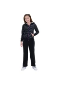 AGASALHO NIKE YA76 AOP INFANTIL - Preto