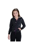AGASALHO NIKE YA76 AOP INFANTIL - Preto