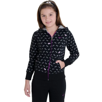 AGASALHO NIKE YA76 AOP INFANTIL - Preto