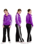 AGASALHO PES GIRLS ADIDAS INFANTIL - Roxo/preto