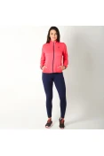AGASALHO PUMA ACTIVE YOGINI WOVEN SUIT FEMININO - Pink/marinho