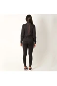 AGASALHO PUMA ACTIVE YOGINI WOVEN SUIT FEMININO - Preto