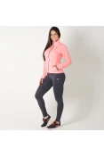 AGASALHO PUMA ACTIVE YOGINI WOVEN SUIT FEMININO - Rosa/grafite