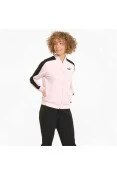 AGASALHO PUMA BASEBALL TRICOT SUIT FEMININO - Rosa/preto