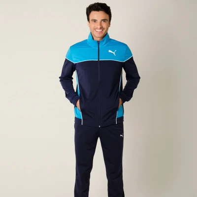 AGASALHO PUMA BLOCKED TRICOT SUIT OP MASCULINO - Marinho/azul