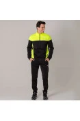 AGASALHO PUMA BLOCKED TRICOT SUIT OP MASCULINO - Preto/amarelo