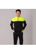 AGASALHO PUMA BLOCKED TRICOT SUIT OP MASCULINO - Preto/amarelo