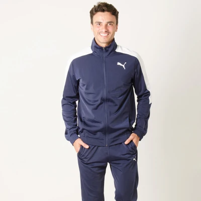 AGASALHO PUMA CLASSIC TRICOT SUIT CL MASCULINO - Marinho/branco AGASALHO PUMA CLASSIC TRICOT SUIT CL MASCULINO - Marinho/branco