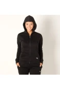 AGASALHO PUMA CLEAN SWEAT SUIT CL FEMININO - Preto