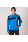 AGASALHO PUMA CLEAN TRICOT SUIT MASCULINO - Azul/preto