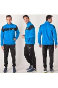 AGASALHO PUMA CLEAN TRICOT SUIT MASCULINO - Azul/preto