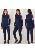 AGASALHO PUMA CLEAN TRICOT SUIT OP FEMININO - Marinho/rosa