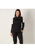 AGASALHO PUMA CLEAN TRICOT SUIT OP FEMININO - Preto/branco