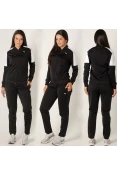 AGASALHO PUMA CLEAN TRICOT SUIT OP FEMININO - Preto/branco