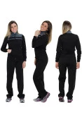 AGASALHO PUMA ESS POLY SUIT OP FEMININO - Preto/grafite