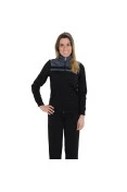 AGASALHO PUMA ESS POLY SUIT OP FEMININO - Preto/grafite