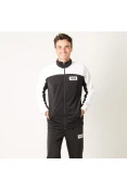AGASALHO PUMA GRAPHIC REBEL TRICOT SUIT MASCULINO - Preto/branco AGASALHO PUMA GRAPHIC REBEL TRICOT SUIT MASCULINO - Preto/branco